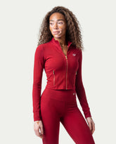 Ribbed Full-zip Jacket