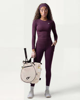 Quilted Tennis Tote Bag