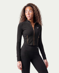 Ribbed Full-zip Jacket