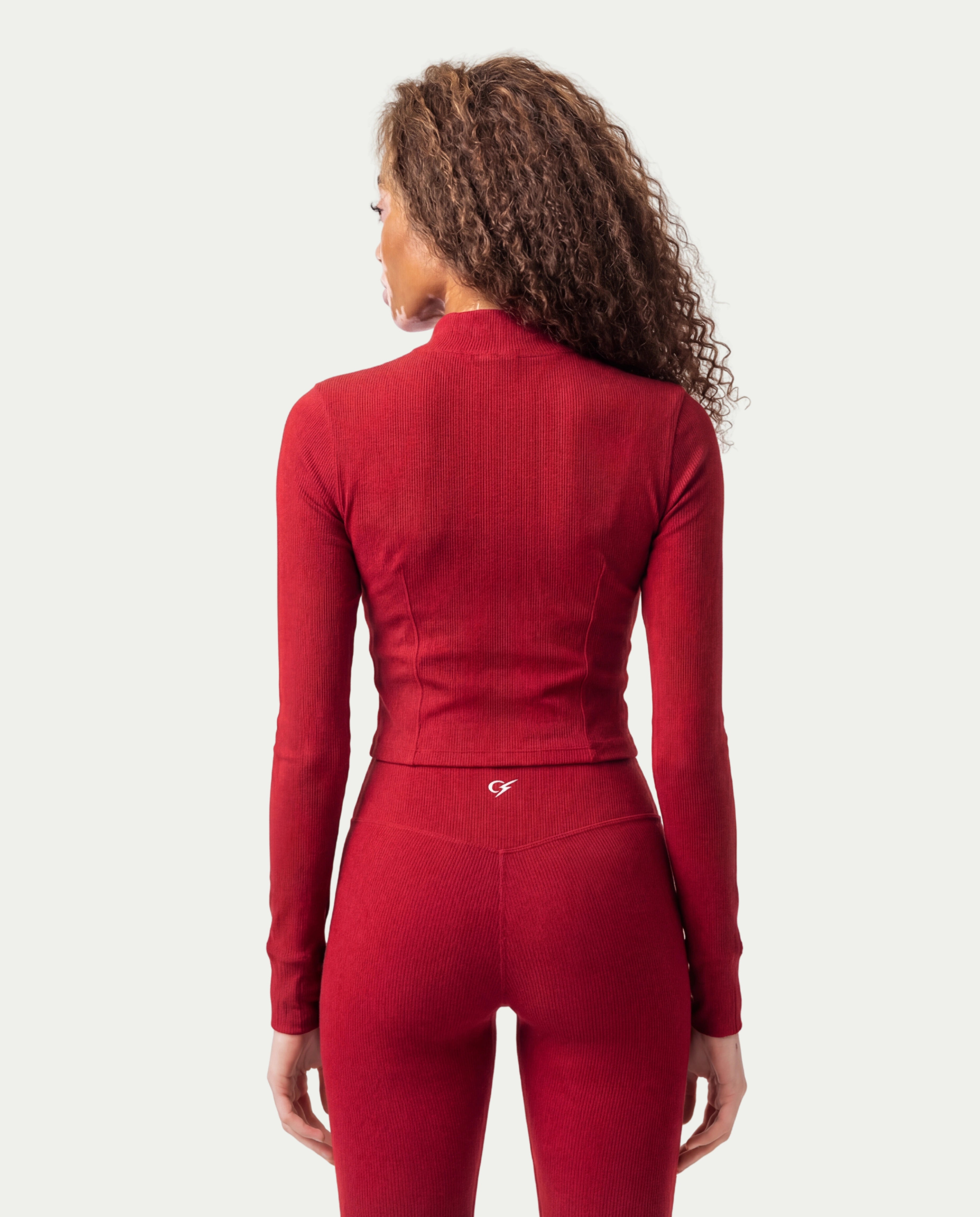 Ribbed Full-zip Jacket