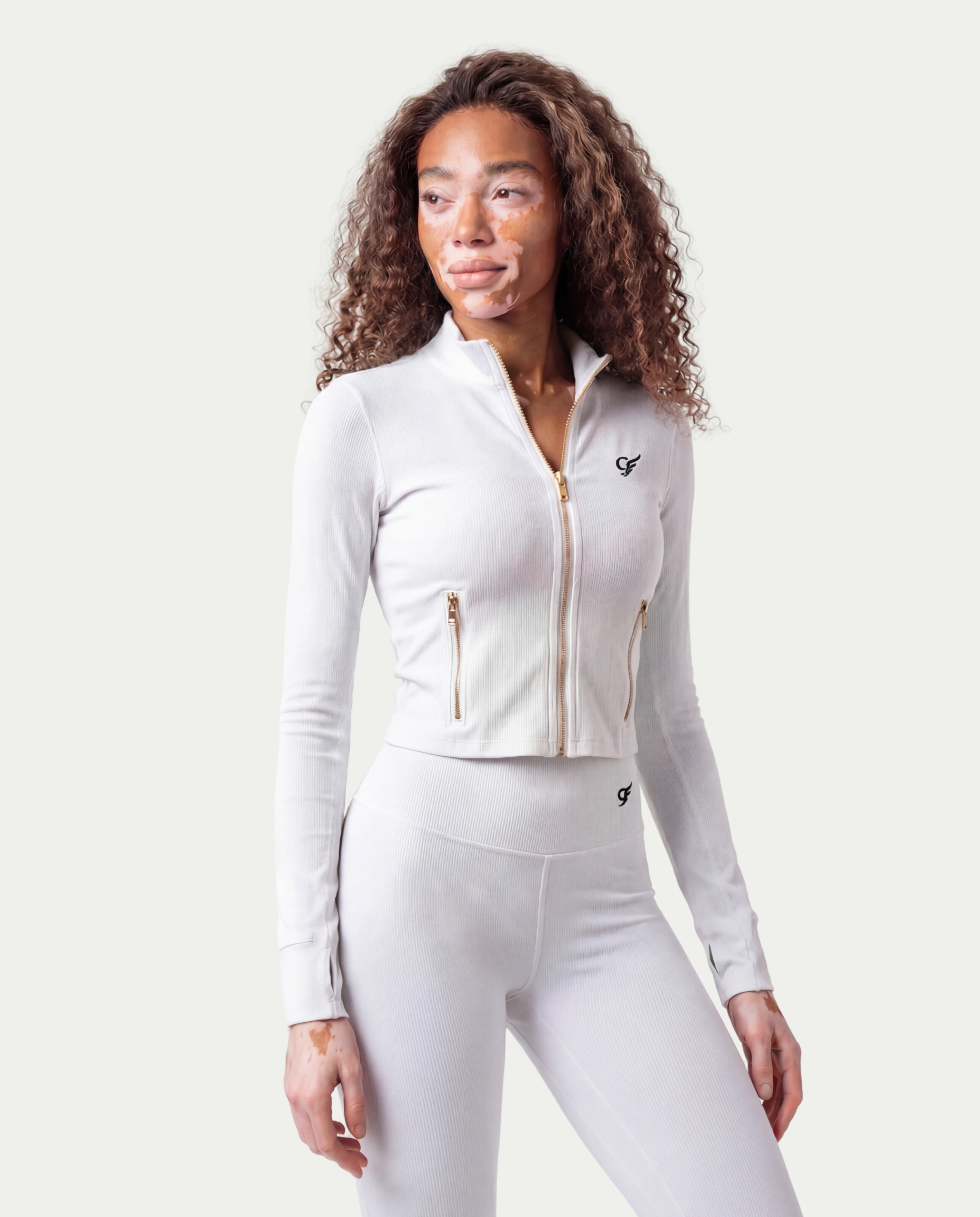 Ribbed Full-zip Jacket